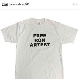 Free Ron artest slam magazine shirt